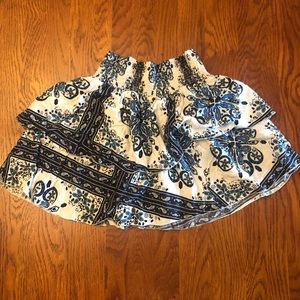 PacSun Paisley Mini Skirt